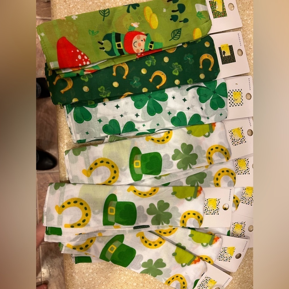 10 St Patrick’s Day Bandana’s NEW